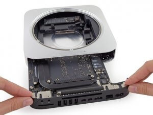 mac mini výměna základní desky