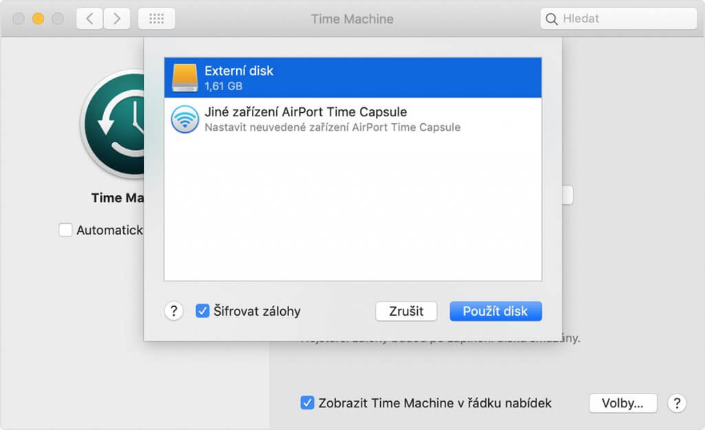 time machine zaloha macos 4